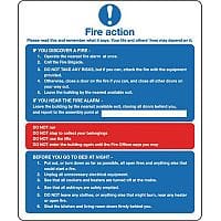 Fire Action Signs