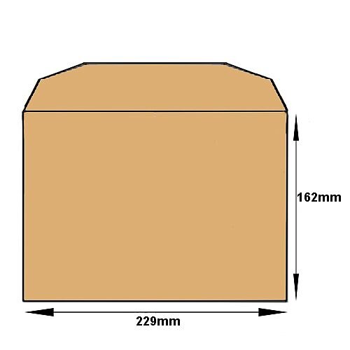Purely Everyday Mailer Gummed Manilla 80gsm C5 162x229mm (Pack of 500) HuntOffice.co.uk