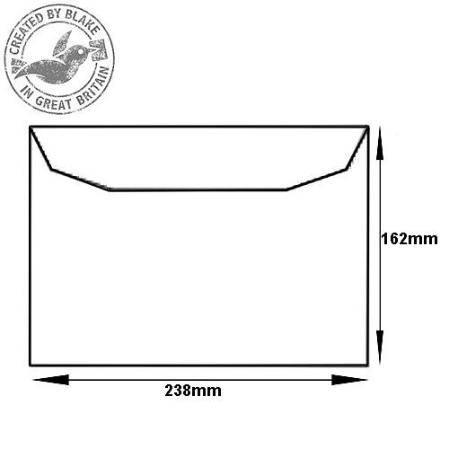 Purely Everyday Mailer Gummed White 90gsm C5++ 162x238mm (Pack of 500) HuntOffice.co.uk