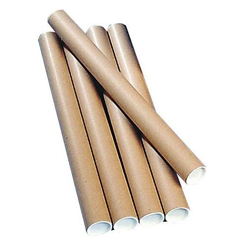 Brown Kraft 1140x102mm Cardboard Postal Tubes (12 Pack)