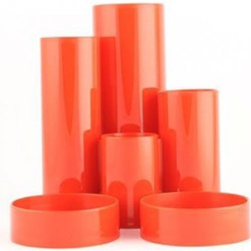 Desk Tidy Red 6 Compartment Tubes Q-Connect