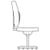 Onyx High Back Posture Chair With Headrest Cherry Red Lumbar Support