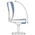 Onyx High Back Posture Chair With Headrest Cherry Red Tilt Action