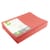 Q-Connect Red Square Cut Folder Medium Weight 250gsm Foolscap Pack of 100