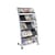 Alba 5 Shelf Mobile Literature Display Stand 3xA4 DD5GM