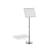 Durable Floor Infostand Aluminium Snap Frame A3 479923