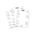 Durable Table Place Name Holder Inserts 52x100mm (Pack of 40) 1458/02