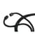 Durable Recycled Fabric Lanyard Black (Pack of 10) 824101