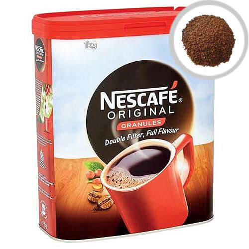 Nescafe Original Instant Coffee Granules Tin 1kg Ref 12284049