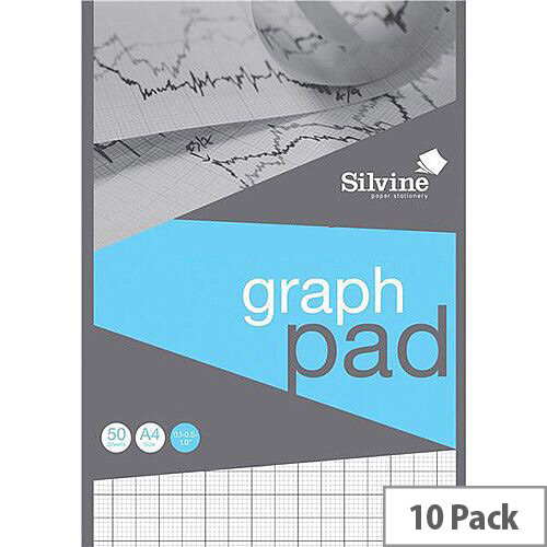 pack size - 10 graph pads