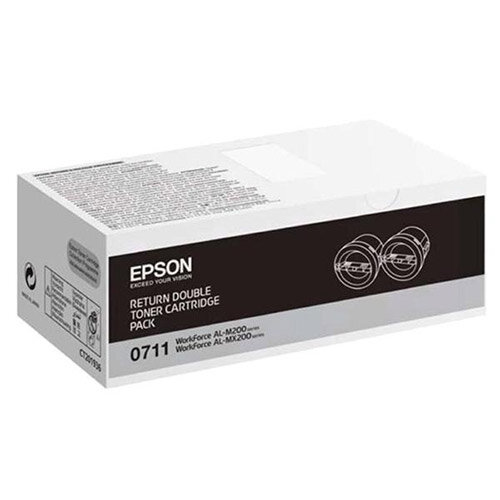 Epson 0711 Black High Capacity Return Toner Cartridges