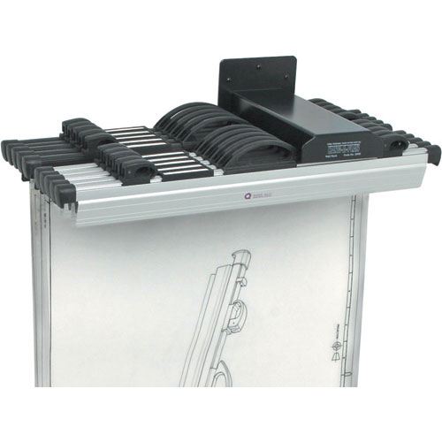 Hang-A-Plan Front Load Wall Rack for 10 Binders A0-A3 Arnos
