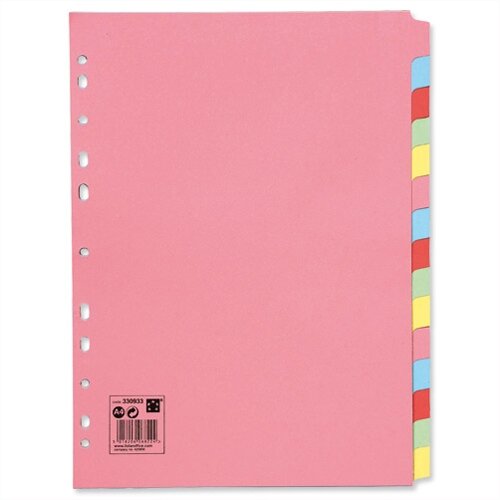 15 - part subject dividers 5 star