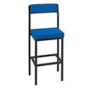Trexus high stool with backrest