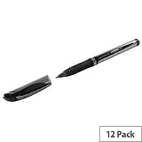 Pentel EnerGel XM Rollerball 0.7mm Tip 0.35mm Line Black Pack 12