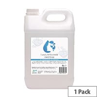 2Work Pack of 1 AntiBacterial Hand Wash Liquid Soap 5 Litre 2W03975