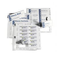 Durable Table Name Holder Inserts 52 x 100mm Pack 40