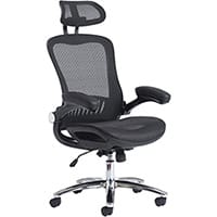 Curva high back mesh chair - black