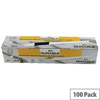 Durable Spinebar A4 6mm Black Pack of 100 2901/01