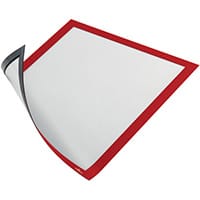 Durable Duraframe Magnetic A4 Red Pack of 5 486903