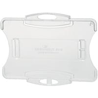 Durable Card Holder For 1 ID Pass Clear Pack of 10 891819