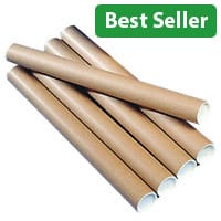 Mailing Tubes For Documents Up To A2 Size 450x50mm Brown Pack of 25