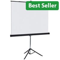 Bi-Office Portable Tripod Projector Screen 1250 × 1250 mm