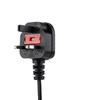 StarTech.com 1.8 m (6 ft.) UK Laptop Power Cord - BS-1363 to C7 (Figure 8), 1.8 m, BS 1363, C7 coupler, H03VVH2-F, 250 V, 13 A