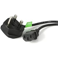 StarTech.com 3m UK Computer Power Cord - 3 Pin Mains Lead - C13 to BS-1363, 3 m, C13 coupler, BS 1363, 250 V, 10 A