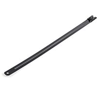 StarTech.com 50 Pack 9 inch Stainless Steel Cable Tie - Metal Zip Ties - Nylon Coated Metal Detectable Cable Ties - Strong Ties for Computer Cable/Wire Management - Self Locking - Bulk - TAA, Ladder cable tie, Stainless steel, Black, 5.8 cm, 1.2 cm, 225 m