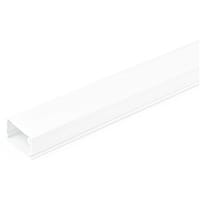 StarTech.com Cable Management Raceway w/Adhesive Tape 78in - Network Cable Hider Kit - Solid Wall Wire Duct System - Cord Concealer Channel - Surface Mount Wiring Channel PVC UL Rated, Cable tray, Polyvinyl chloride (PVC), White