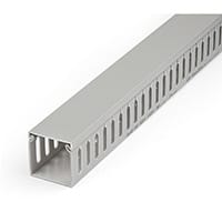 StarTech.com Cable Management Raceway w/Parallel Slots 78in - Network Cable Hider Kit - Slotted Wall Wire Duct System - Cord Concealer Channel - Surface Mount Wiring Channel PVC UL Rated, Cable tray, Polyvinyl chloride (PVC), Grey