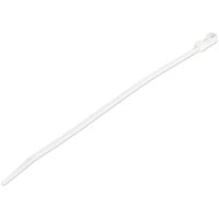StarTech.com 8 Inches(20cm) Cable Ties with Mounting Hole - 1/8 Inches(4mm) wide, 2 Inches(52mm) Bundle Diameter, 50lb(22kg) Tensile Strength, Nylon 66 Self Locking Ties w/Screw Hole, UL Listed, 100 Pack, Releasable cable tie, Nylon, White, 5.2 cm, V2, -4