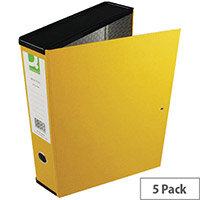 q connect box files yellow 5 pack