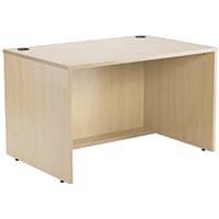 Jemini Modular Reception Desk Straight Base Unit Maple W1200xD800xH740mm 1200MASAMA
