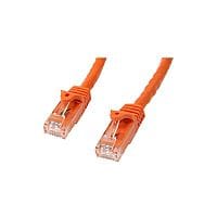 StarTech 5m Orange Gigabit Snagless RJ45 UTP Cat6 Patch Cable 5 m Patch Cord 1 x RJ-45 Male Network 1 x RJ-45 Male Network Patch Cable Gold Plated Contact Orange