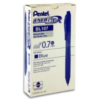 Pentel EnerGel X Blue Liquid Gel Rollerball Pen Pack of 12