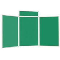 Lightweight Tabletop Display Inc Bag Black & Green Wxdxh: 25x1800x900