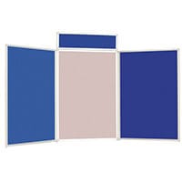 Lightweight Tabletop Display Inc Bag Black & Twin Colour Wxdxh: 25x1800x900