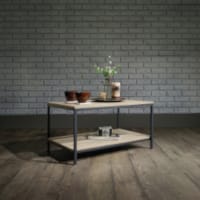 Industrial Style Coffee Table W800xD508xH420mm Charter Oak Effect