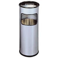 Durable Waste Bin Round 17 Litre with Round Ashtray 2 Litre 333023