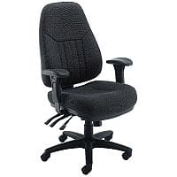 Avior Luciana High Back Heavy Duty 24 Hour Task Operator Office Chair Black - Weight Tolerance: 150kg