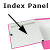 concord classic box files with interior index panel