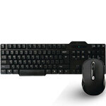Q-Connect Wireless Keyboard and Mouse Black