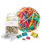 Q Connect Rubber Bands and Paper Fasteners