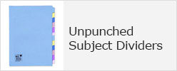 Unpunched Subject Dividers