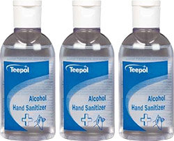 Teepol Alcohol Hand Sanitizer 50ml Case of 40