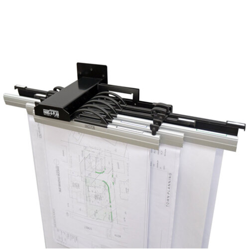 Arnos Hang-A-Plan Front Load Wall Rack for 5 Binders A0, A1, A2 and A3