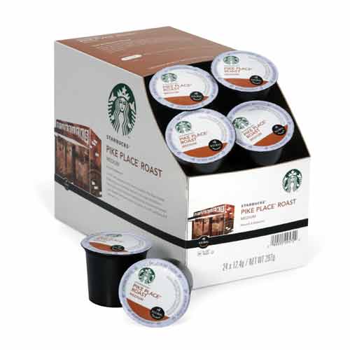 24-Pack of Starbucks Pike Place Roast	K-Cups
