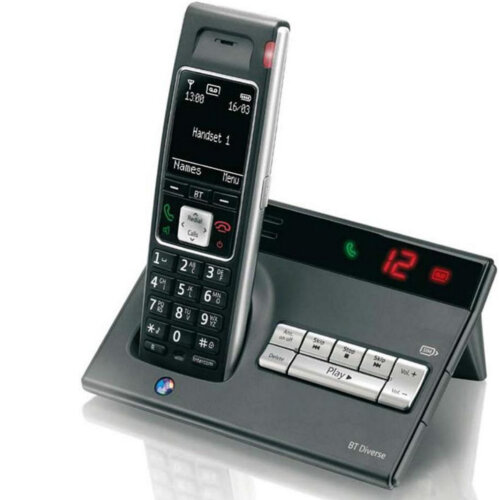 BT Diverse 7450 Plus DECT Cordless Telephone SMS SIM Read/Write TAM HuntOffice.co.uk